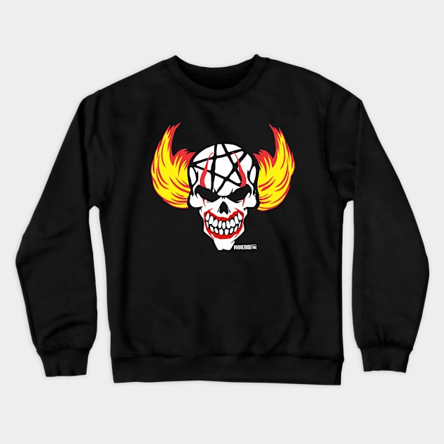 Demon Clown Crewneck Sweatshirt by neurozombie